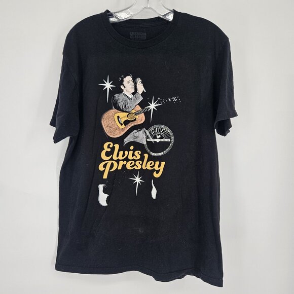 Elvis Presley Shirt Mens Large Sun Records Graphic Music Rock Tee 2022 Classic - Picture 5 of 7